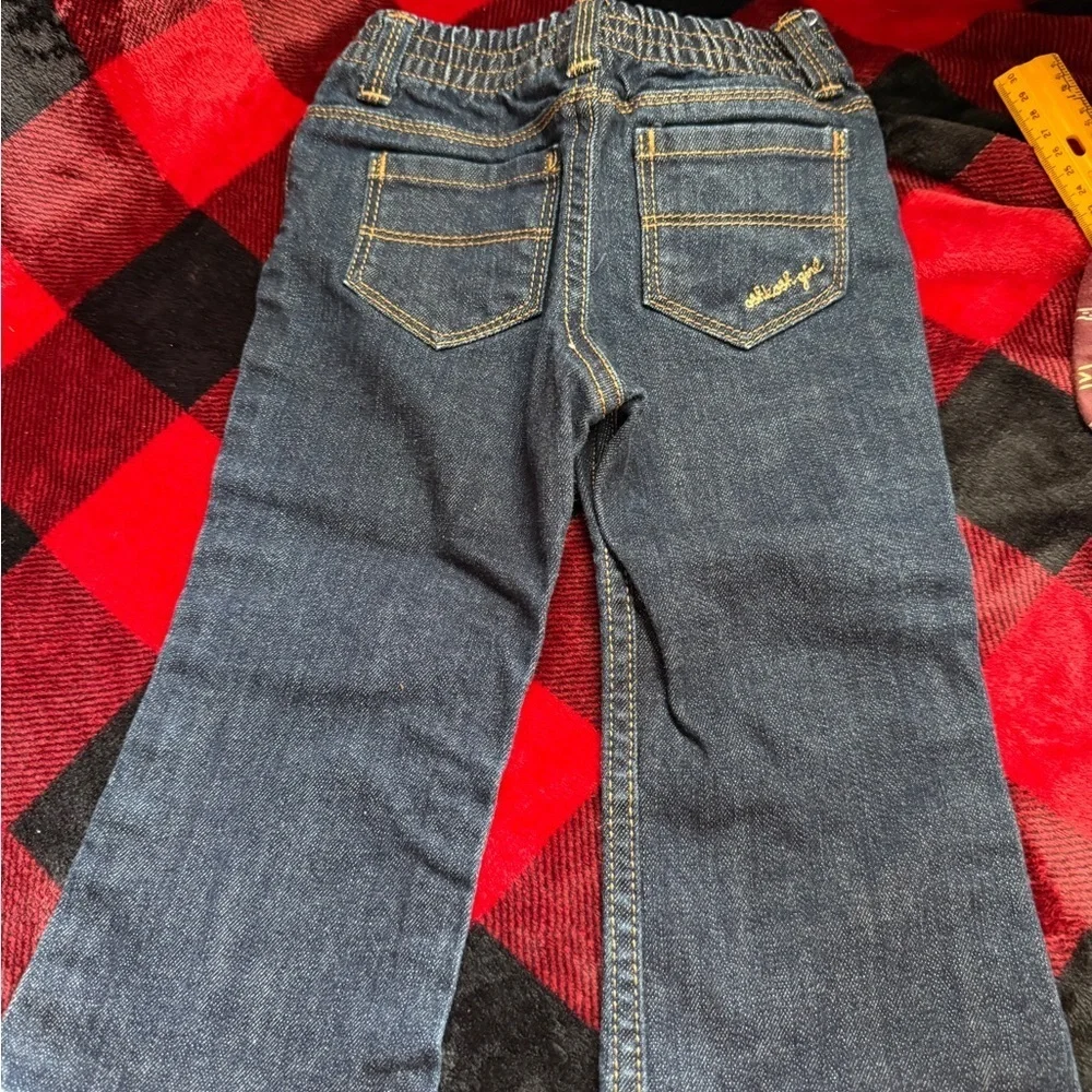 OshKosh B'gosh Girls Sz 24m Bootcut Blue Jeans